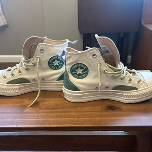 Converse Lift All Stars Colorblock Overlay- Algae Coast